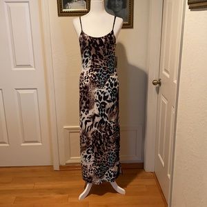 Coveted Leopard Print Maxi Dress Size M